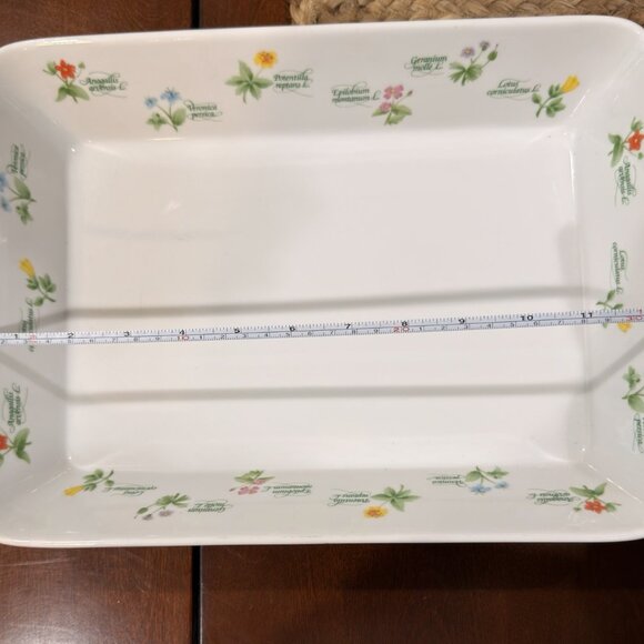 Vintage Anchor Hocking Ovenware 2.5 QT Rectangular Floret Baking Dish 1970s - Picture 2 of 5